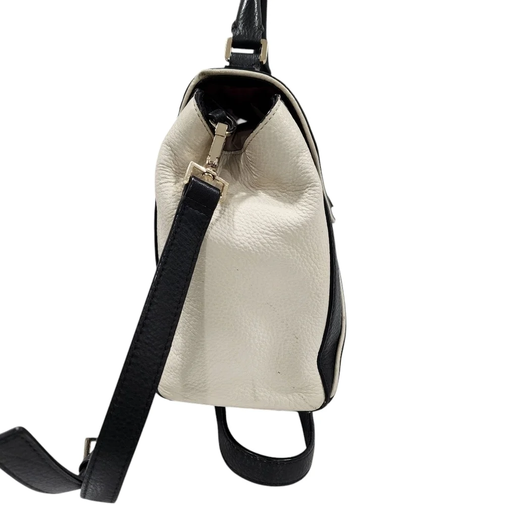 KATE SPADE PEBBLE LEATHER COLOR BLOCK SATCHEL